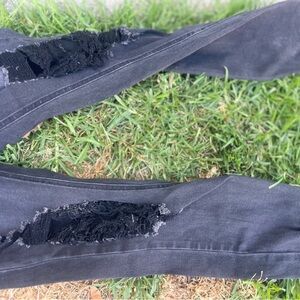 Boys Black Distressed Jean